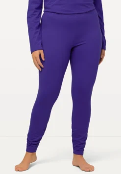Ulla Popken Funktions Schnelltrocknend ElastikbundLeggingsPurple Donna Pantaloni UP121A0J2-I12