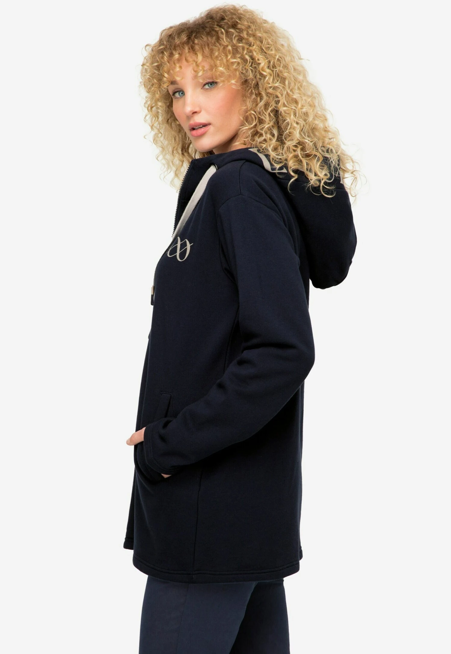 Lang LangarmFelpa Con ZipMarine Donna Felpe LR921J00M-K11 5 Lang LangarmFelpa Con ZipMarine Donna Felpe LR921J00M-K11 - immagine 5