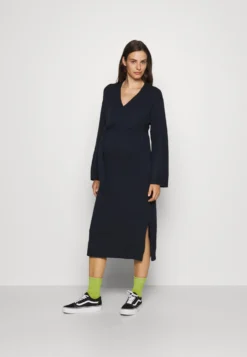 Mamalicious Abito In MagliaNavy Blazer Donna Vestiti M6429F1I5-K11