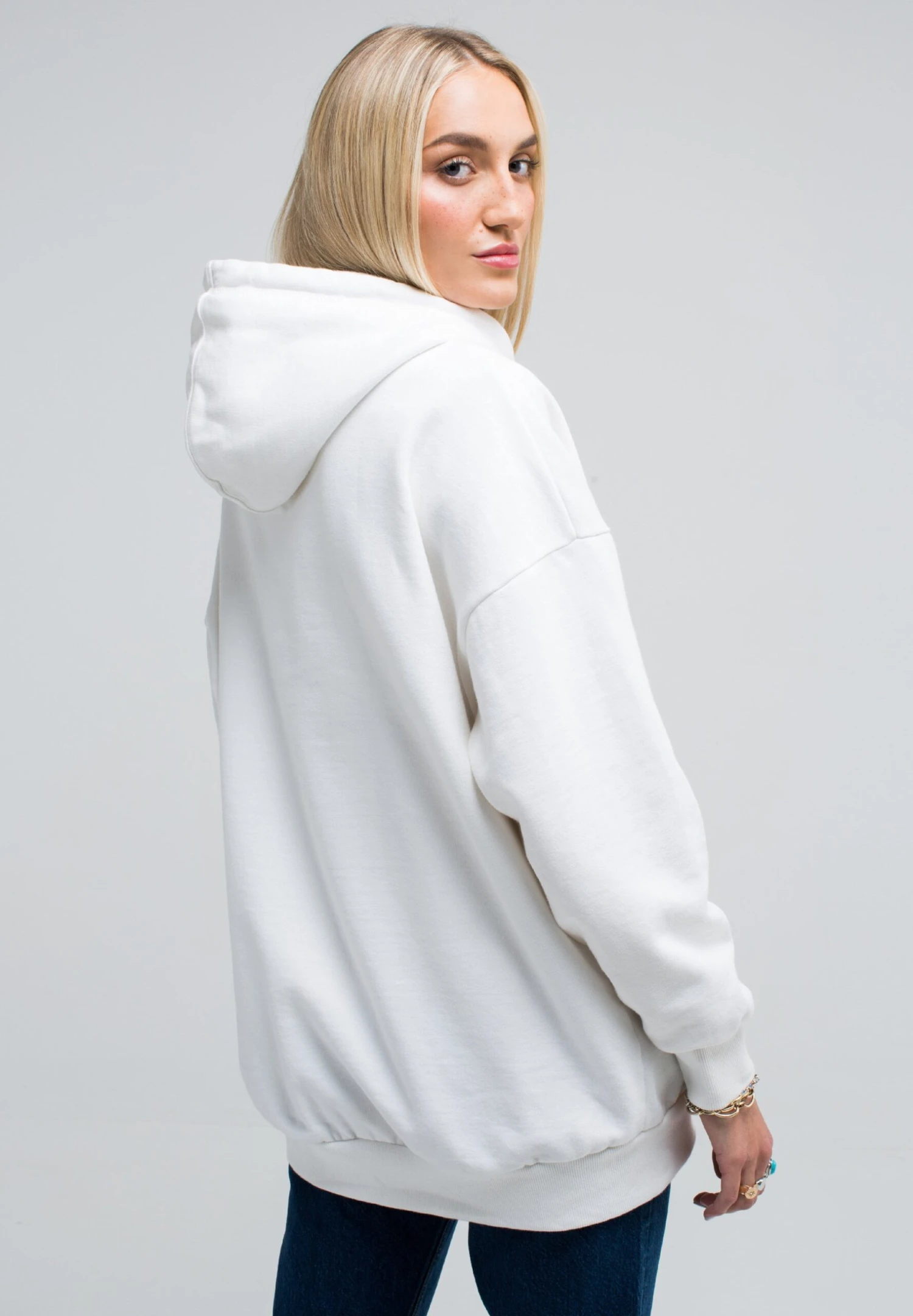 BIG STAR Gladdena - Felpa Con Cappuccio - Weiß 3 BIG STAR Gladdena - Felpa Con Cappuccio - Weiß - immagine 3