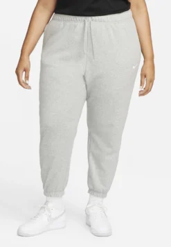Nike Sportswear Club PantPantaloni SportiviDark Grey Heather White Donna Pantaloni NI121A0KL-C11