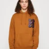 HUF Thicc Hoodie Unisex - Felpa Con Cappuccio - Brown