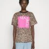 MAX & Co. TeeleoT-Shirt Con StampaMarrone Donna T-shirt E Top MQ921D03P-O11