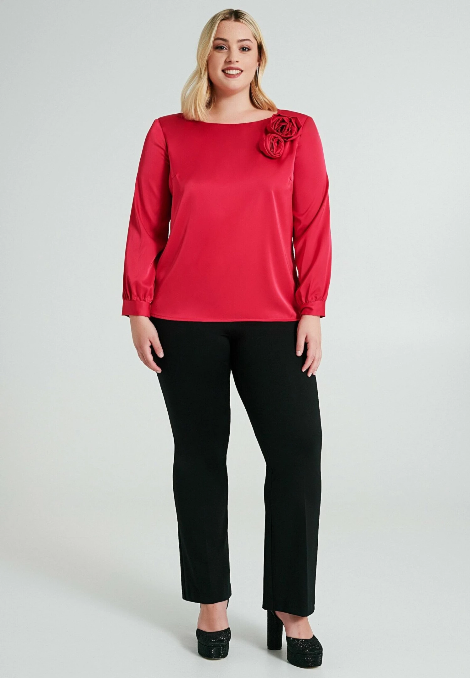 Rinascimento Curvy ConApplicateCamicettaFucsia Donna Camicie E Bluse RI821E05O-G11 2 Rinascimento Curvy ConApplicateCamicettaFucsia Donna Camicie E Bluse RI821E05O-G11 - immagine 2