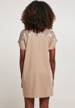 URBAN CLASSICS Ladies Lace Tee Dress - Vestito Estivo - Softtaupe -Vendite Next 8169457cfd6940a898a854ce229fa6fd