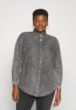 ONLY CARMAKOMA Carlea LifeCamiciaBlack Denim Donna Camicie E Bluse ONA21E0IZ-Q11