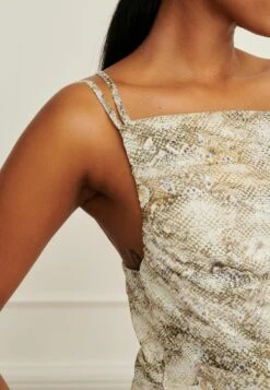 Next Mesh Draped Ruched Cami TopTopSnake Print Donna T-shirt E Top NX321D1K4-B11 -Vendite Next 8234bfb0d5d5446d9d7547bbcd1cb3c6