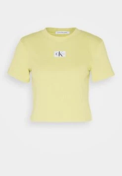Calvin Klein Jeans Badge Short Sleeve TeeT-Shirt BasicYellow Sand Donna T-shirt E Top C1821D0MK-E11 -Vendite Next 860d37040d96419b8786b6681820ba29