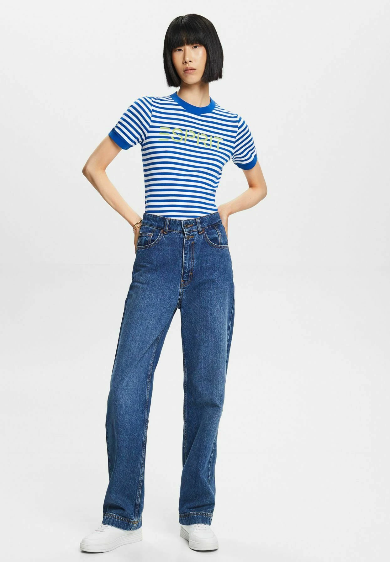 ESPRIT T-Shirt Con StampaBright Blue Donna T-shirt E Top ES121D2L3-K11 5 ESPRIT T-Shirt Con StampaBright Blue Donna T-shirt E Top ES121D2L3-K11 - immagine 5