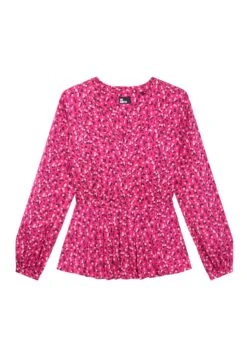THE KOOPLES Décolleté En VCamicettaPink Black Donna Camicie E Bluse THA21E0DU-J11