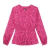 THE KOOPLES Décolleté En VCamicettaPink Black Donna Camicie E Bluse THA21E0DU-J11
