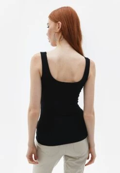 Stretch Square Neck Singlet - Top - Black -Vendite Next 897b75305f264f07a00843294c29c2ba