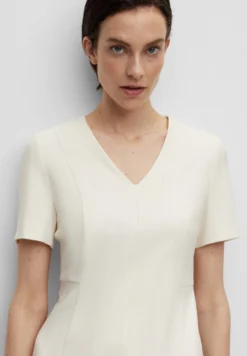 Boss V-Neck Business Dress With Short Sleeves And Full Length Zipper At The BackTubinoOpen White Donna Vestiti BB121C0SU-A11 -Vendite Next 89e587c701df4a66b5b33ccc077d0c94 scaled