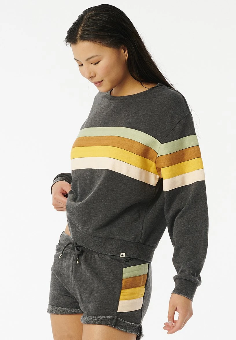 Rip Curl Trippin CrewFelpaWashed Black Donna Felpe RI721J03Y-Q11 5 Rip Curl Trippin CrewFelpaWashed Black Donna Felpe RI721J03Y-Q11 - immagine 5