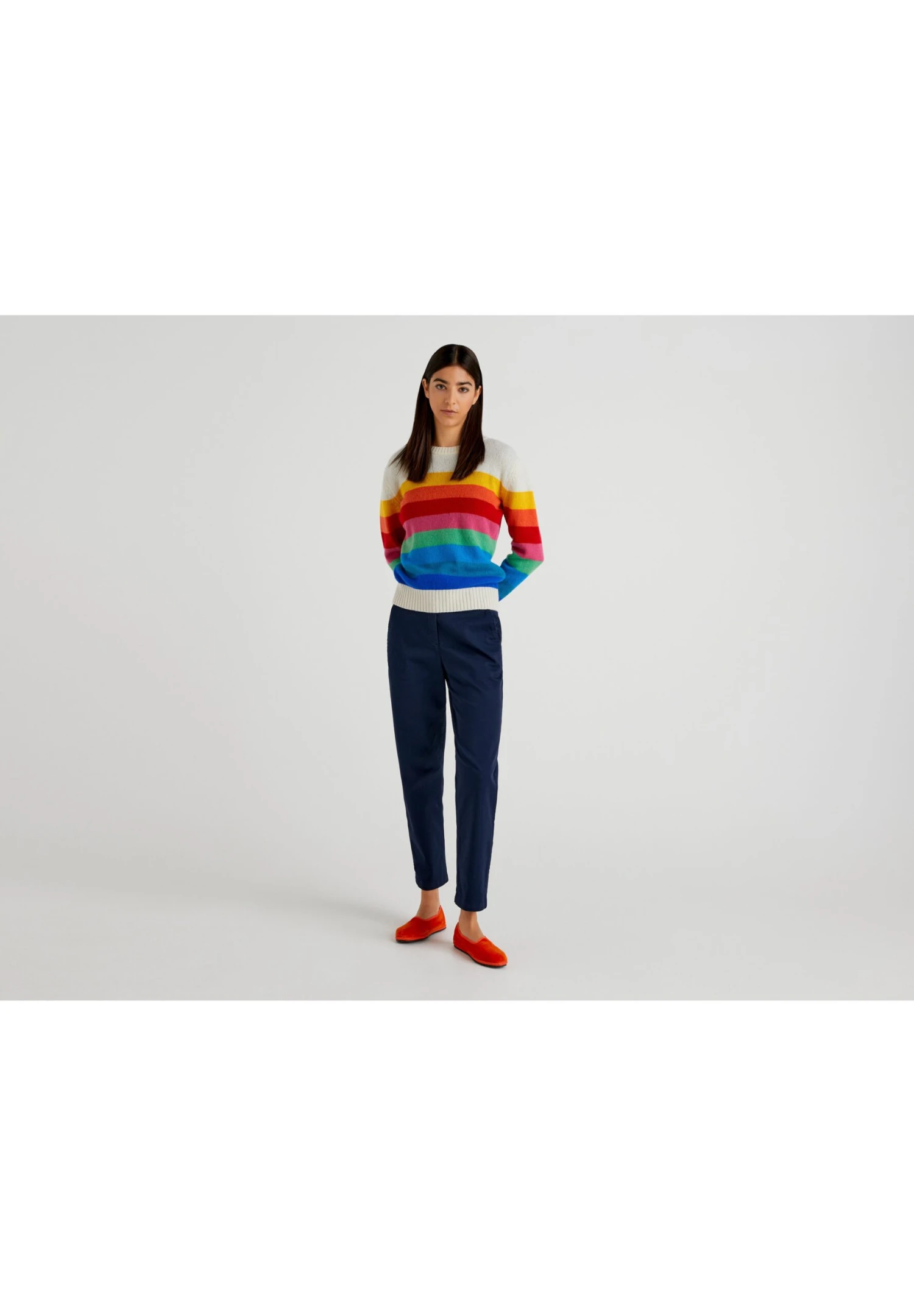 StretchChinoBlue Donna Pantaloni 4BE21A0AX-K11 2 StretchChinoBlue Donna Pantaloni 4BE21A0AX-K11 - immagine 2