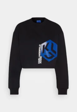 Karl Lagerfeld Jeans Cropped MonogramFelpaBlack Donna Felpe K3W21J00F-Q11 -Vendite Next 8f576b302e4b406e823c67d7ba16a493 scaled