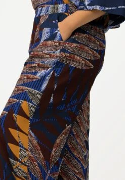 Ulla Popken Bedruckt Weites Bein ElastikbundPantaloniDunkelblau Donna Pantaloni UP121A0WV-K11 -Vendite Next 941e9b23b1d34ff2b71eed640ad1973f