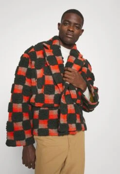 Henrik Vibskov Big Bag Jacket UnisexGiacca In PileGreen/Orange Donna Felpe HEN21000J-H11 10 Henrik Vibskov Big Bag Jacket UnisexGiacca In PileGreen/Orange Donna Felpe HEN21000J-H11 -Vendite Next 94f112c2055f4aeca7d115b6110afffa