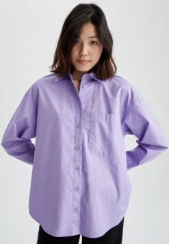 DeFacto Oversize FitCamiciaPurple Donna Camicie E Bluse DEZ21E1E4-I11