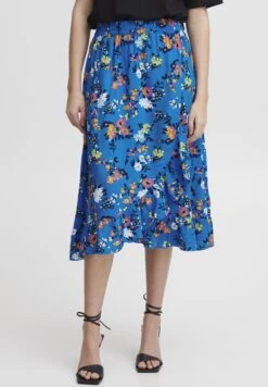 B.young Bymmjoella Long Frill- Gonna A Campana - Ibiza Blue Mix