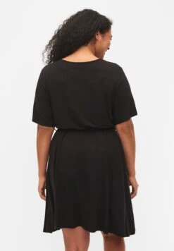 Zizzi Wrapin With Short SleevesVestito Di MaglinaBlack Donna Vestiti Z1721C1G9-Q11 -Vendite Next 972d8c8d536c420596e64493ab1c6fcb