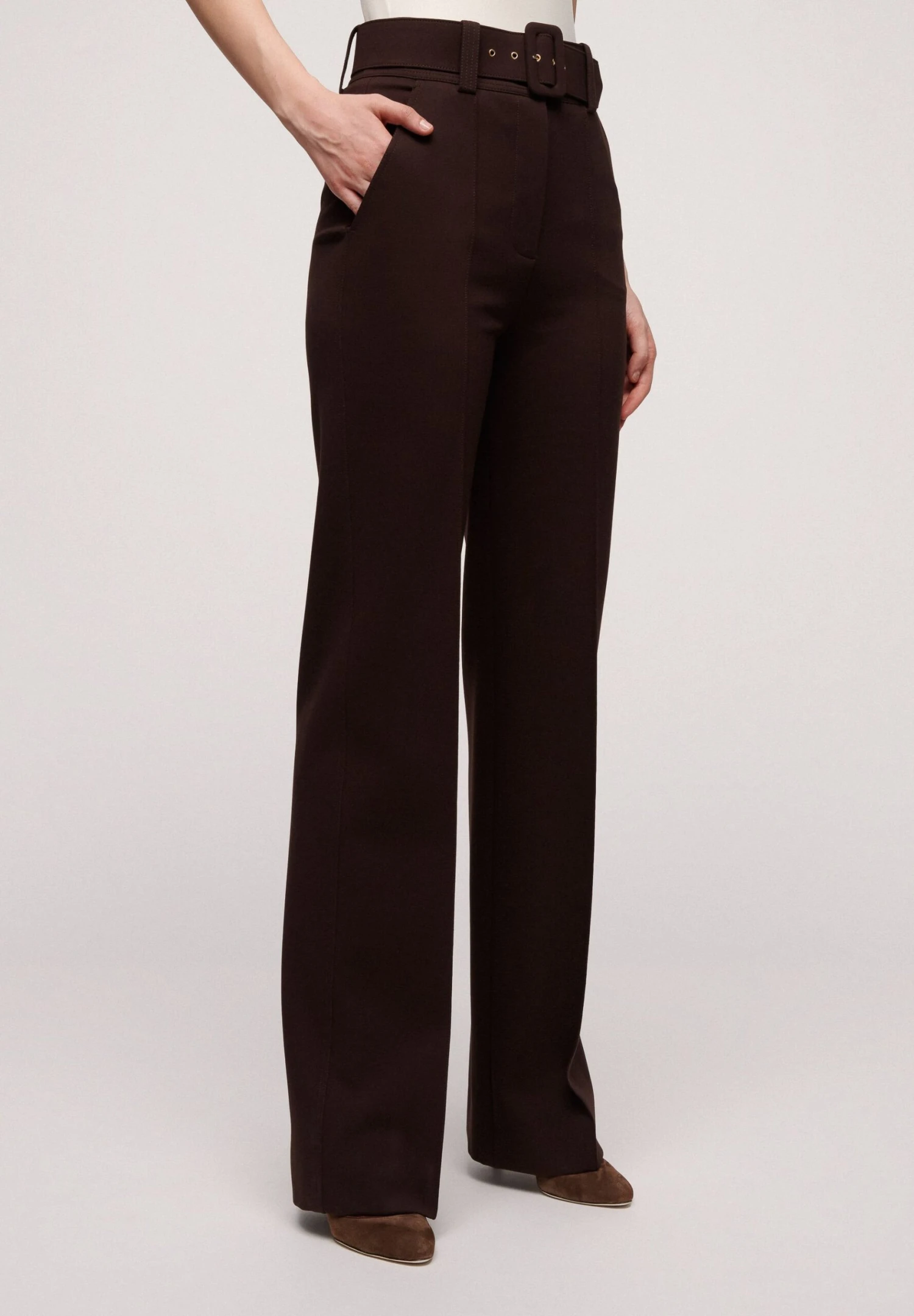 LUISA SPAGNOLI Osten- Pantaloni - Castagna 1 LUISA SPAGNOLI Osten- Pantaloni - Castagna