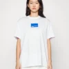 Karl Lagerfeld Jeans Regular Logo TeeT-Shirt Con StampaWhite Donna T-shirt E Top K3W21D00B-A11