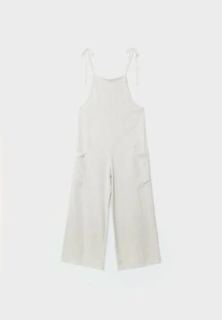 Stradivarius Flowing Rustic - Salopette - Beige -Vendite Next 9c40d256f90a402cb3b36a00015837db