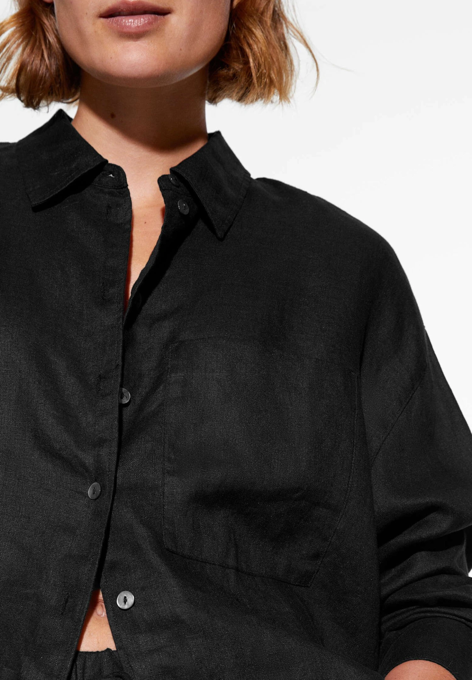 Oysho GinghamLong-SleevedCamiciaBlack Donna Camicie E Bluse OY121E06K-Q11 5 Oysho GinghamLong-SleevedCamiciaBlack Donna Camicie E Bluse OY121E06K-Q11 - immagine 5