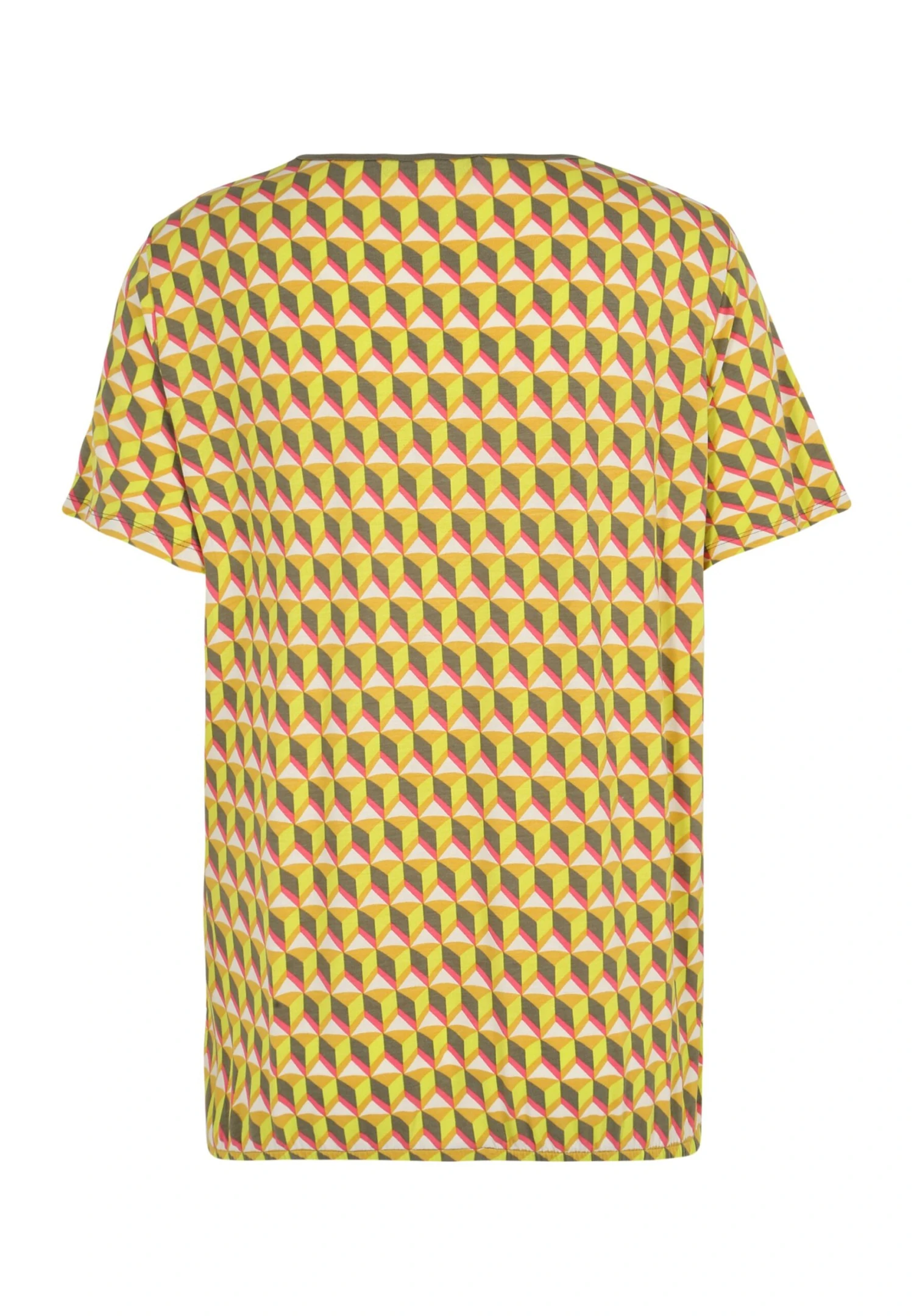 Betty Barclay Mit GummizugT-Shirt Con StampaKhaki Yellow Donna T-shirt E Top 2BE21D0WS-N11 2 Betty Barclay Mit GummizugT-Shirt Con StampaKhaki Yellow Donna T-shirt E Top 2BE21D0WS-N11 - immagine 2