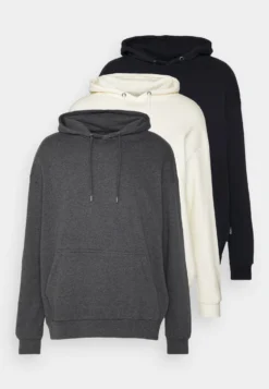 YOURTURN Unisex 3 PackFelpa Con CappuccioBlack/Mottled Dark Grey/Off White Donna Felpe YO121007R-Q11 -Vendite Next 9f67d9effa7b40808acf2ad0fce05e81 scaled