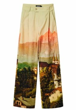 Desigual M Christian Lacroix Straight LandscapePantaloniMulti Coloured Donna Pantaloni DE121A0BR-T11 -Vendite Next 9f9086e824e54560b5d39cc94ab43434