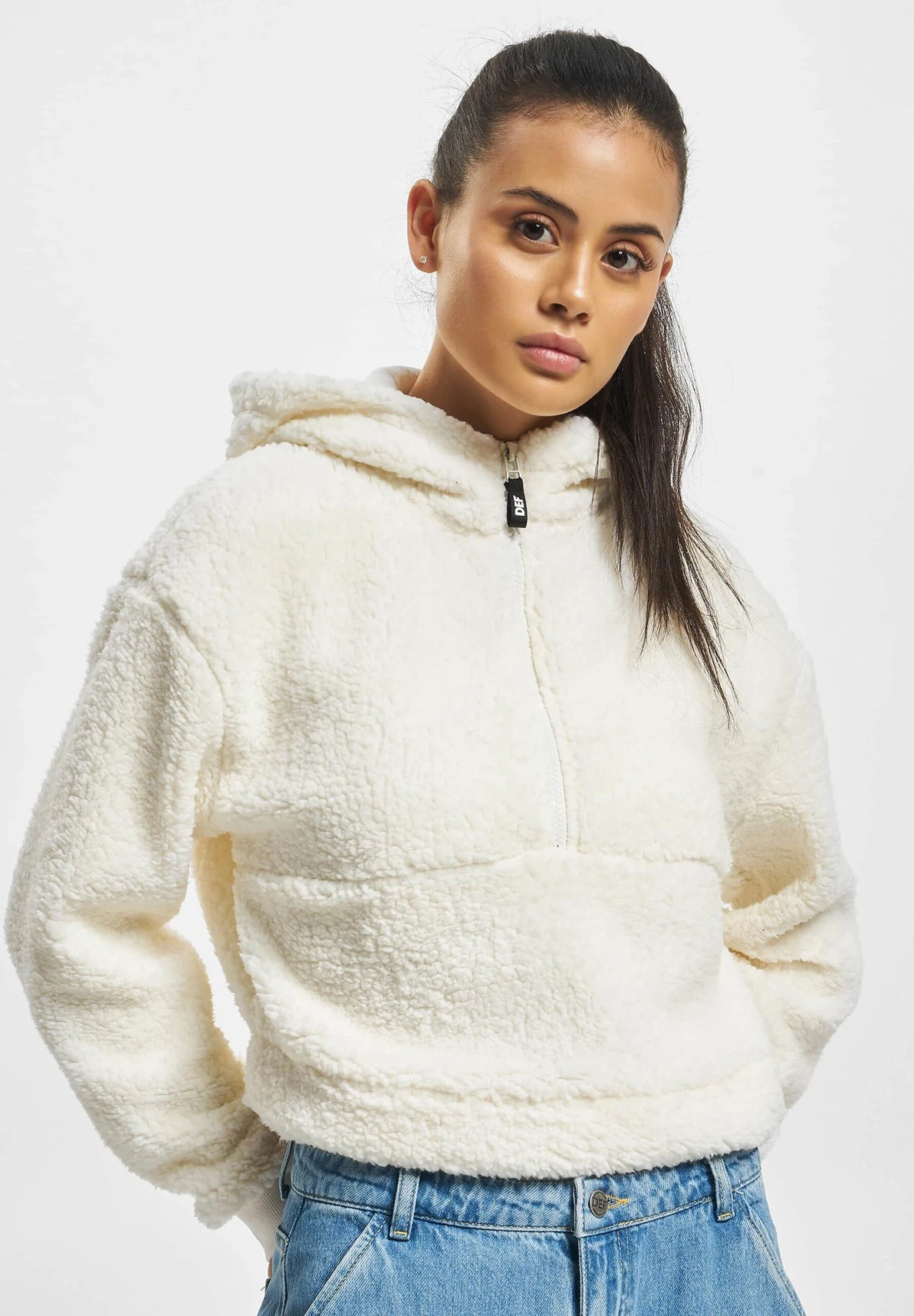 DEF Felpa In PileWhite Donna Felpe D6621J006-A11 6 DEF Felpa In PileWhite Donna Felpe D6621J006-A11 - immagine 6