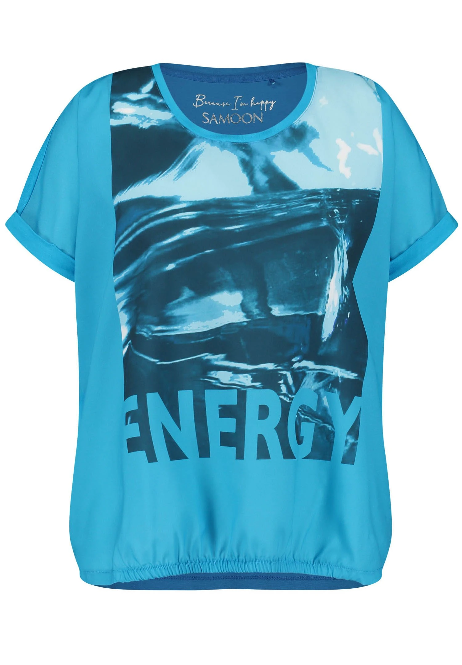 Short Sleeve ShirtT-Shirt Con StampaRiver Blue Gemustert Donna T-shirt E Top SQ621D0CU-K11 5 Short Sleeve ShirtT-Shirt Con StampaRiver Blue Gemustert Donna T-shirt E Top SQ621D0CU-K11 - immagine 5