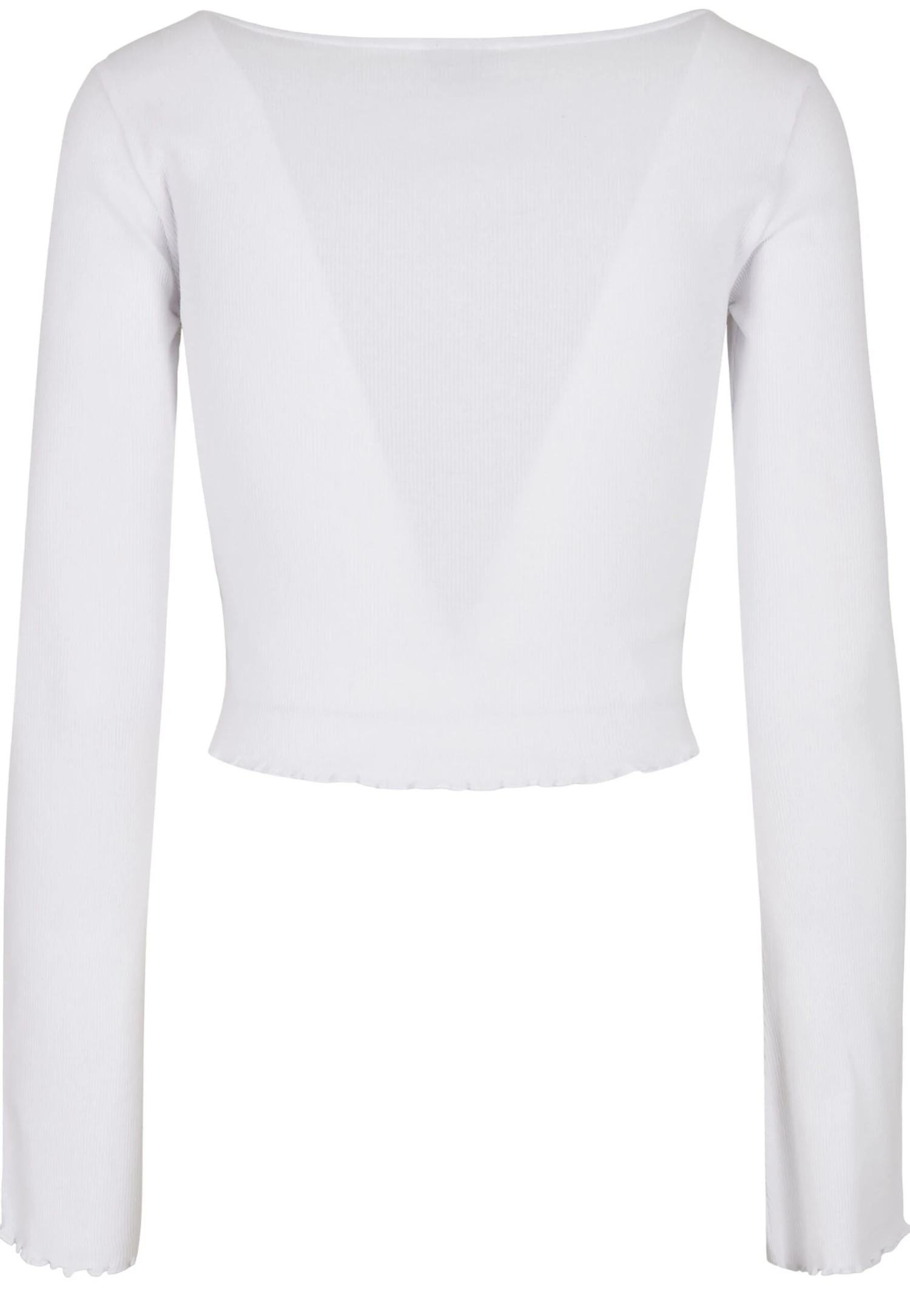 URBAN CLASSICS Cropped RibMaglietta A Manica LungaWhite Donna T-shirt E Top UR621E01H-A11 6 URBAN CLASSICS Cropped RibMaglietta A Manica LungaWhite Donna T-shirt E Top UR621E01H-A11 - immagine 6