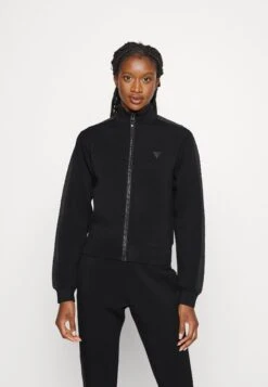 Guess Eco Soft Tech ScubaFelpa Con ZipJet Black Donna Felpe GU141G025-Q11