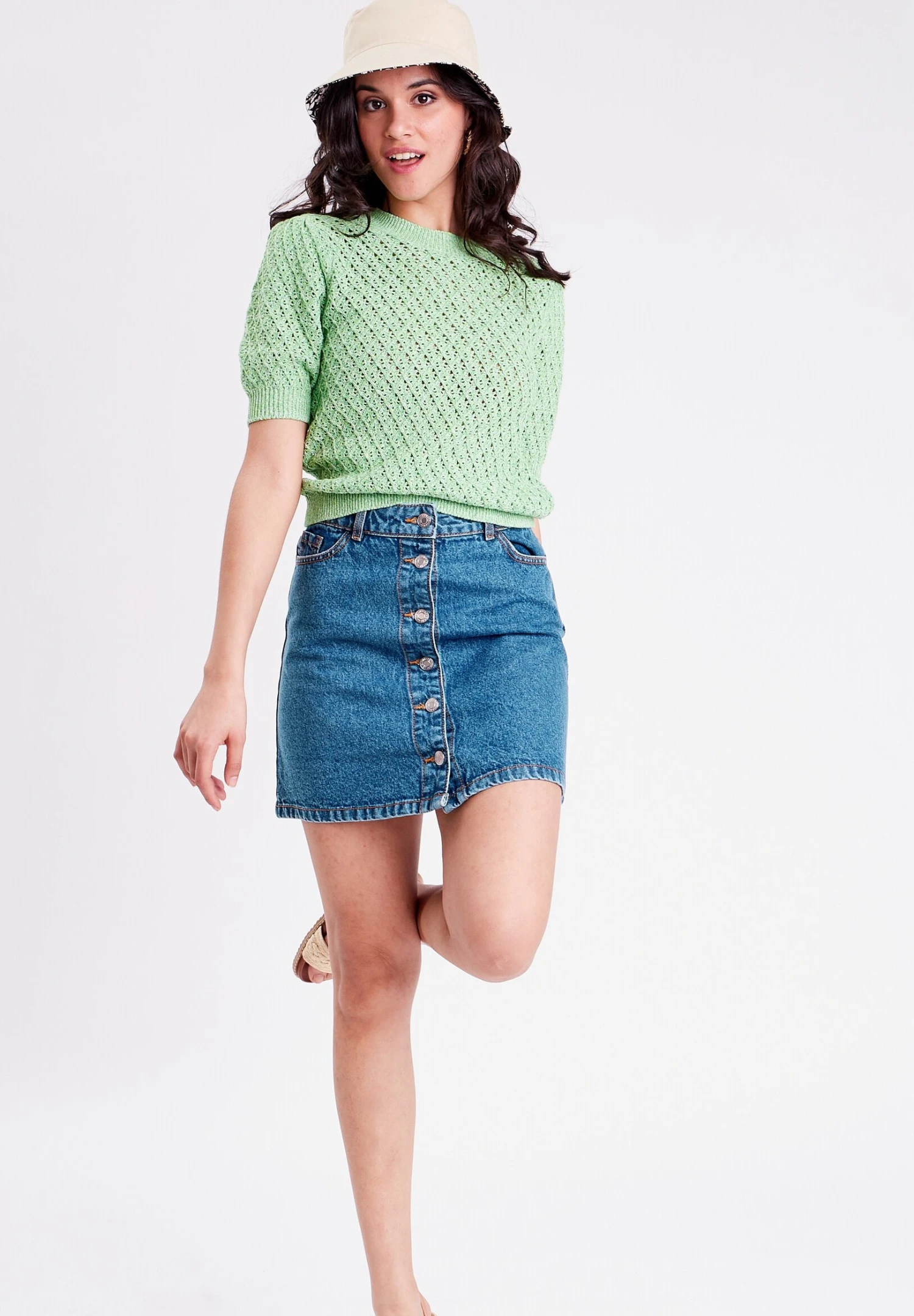 Gonna A CampanaDenim Stone Donna Gonne C2P21B044-C11 2 Gonna A CampanaDenim Stone Donna Gonne C2P21B044-C11 - immagine 2