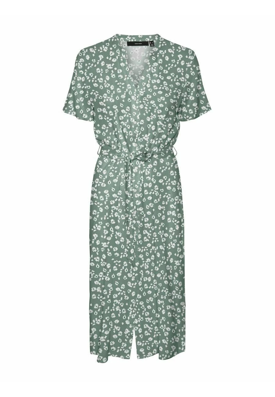 Vero Moda Vmvica S/S Ga Wvn NoosAbito A CamiciaGreen Bay Donna Vestiti VE121C3PV-M12 5 Vero Moda Vmvica S/S Ga Wvn NoosAbito A CamiciaGreen Bay Donna Vestiti VE121C3PV-M12 - immagine 5