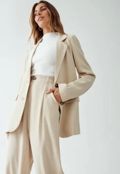 Ria TailoredPantaloniSoft Beige Donna Pantaloni W1E21A00M-J11 -Vendite Next a7a9c8c330f14ad4aab4324cd0b1ff98