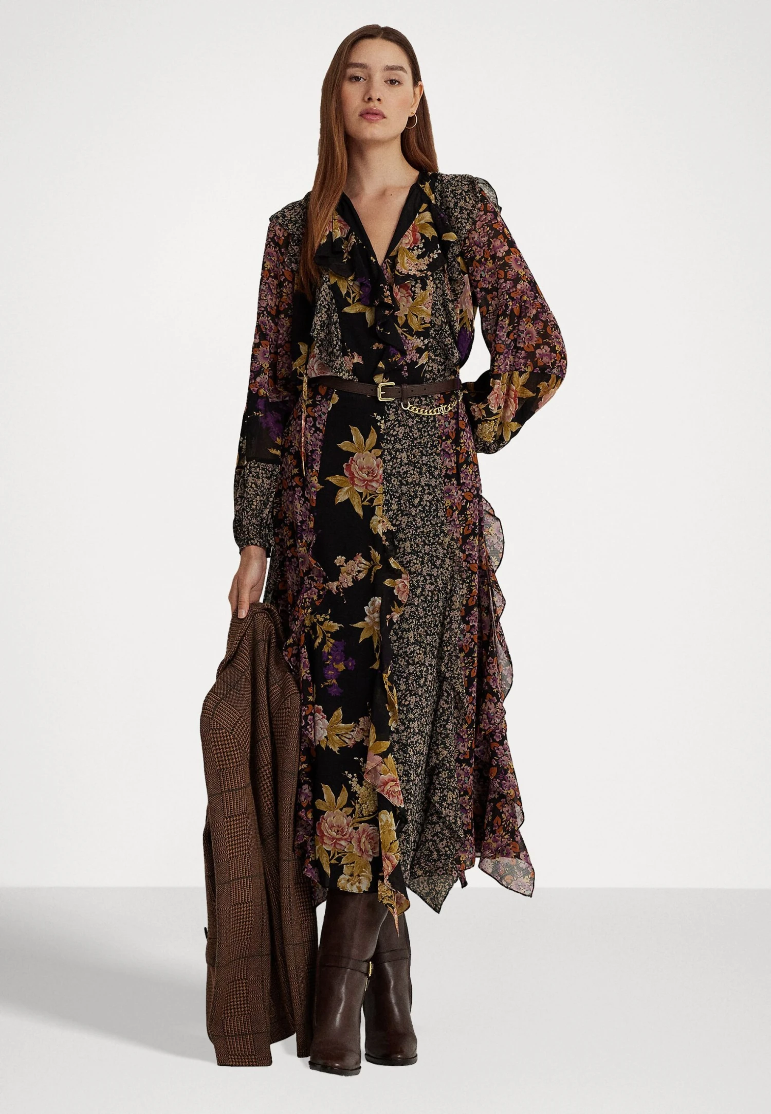 Bothnay MidGonna A TubinoBlack/Tan/Multi Donna Gonne LAR21B00B-Q11 2 Bothnay MidGonna A TubinoBlack/Tan/Multi Donna Gonne LAR21B00B-Q11 - immagine 2