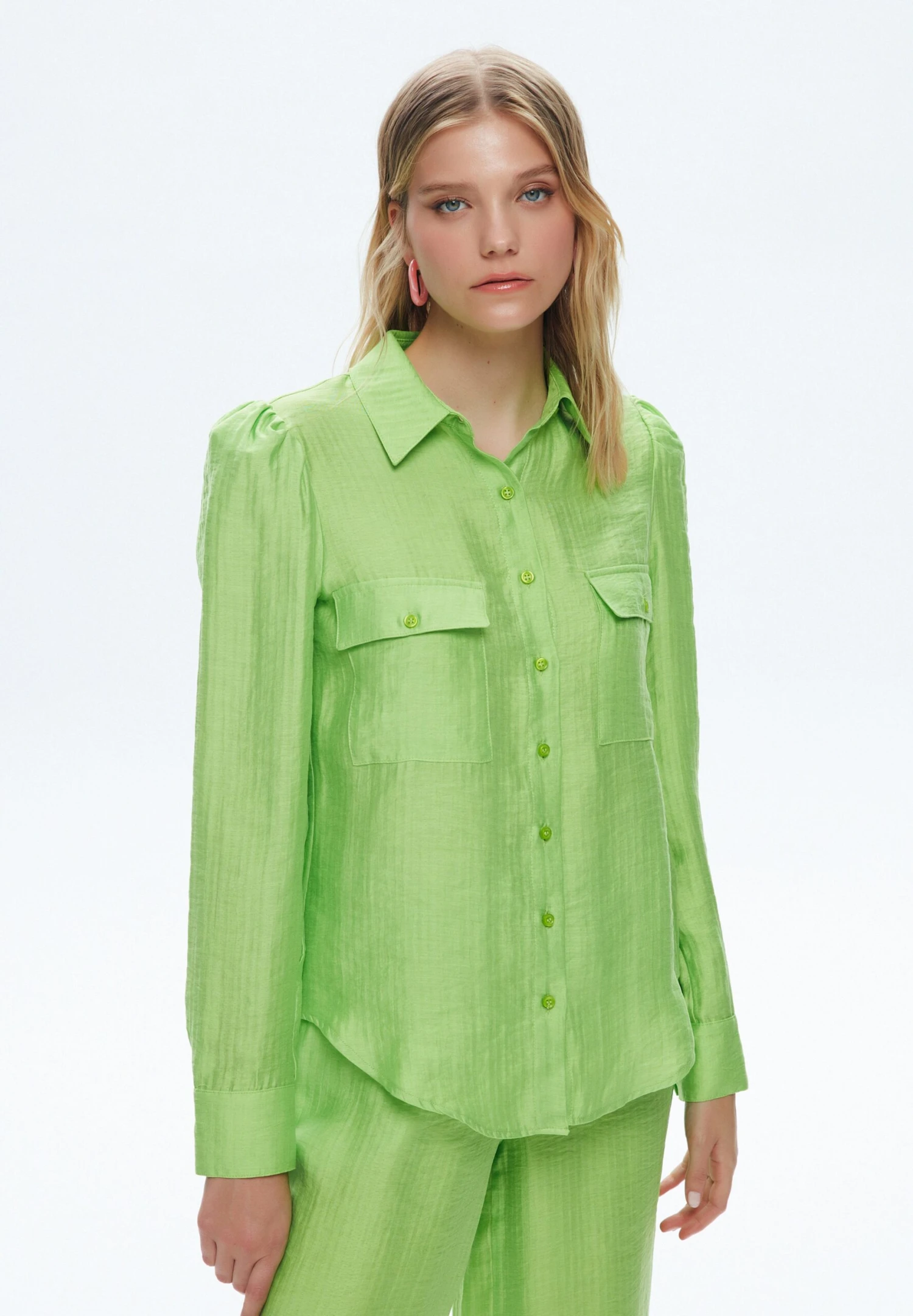 SherlyCamiciaNeon Green Donna Camicie E Bluse ADK21E03W-M11 1 SherlyCamiciaNeon Green Donna Camicie E Bluse ADK21E03W-M11