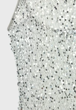 Stradivarius Long Sequinned Vestito EleganteMetallic Grey Donna Vestiti STH21C139-C11 -Vendite Next aa639bd4026044f995251e19464b97c7