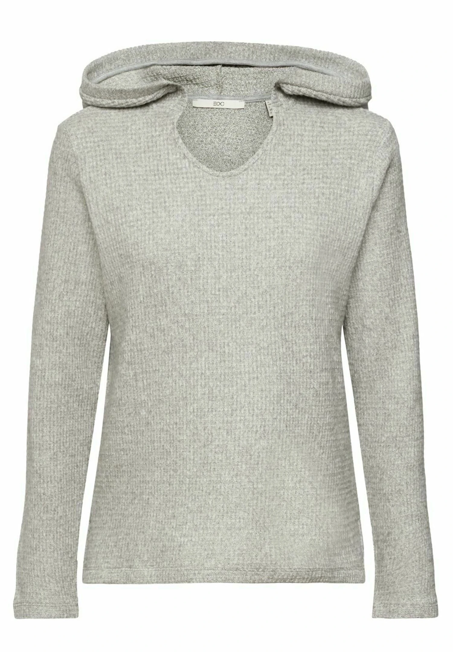 Edc By Esprit Felpa Con CappuccioMedium Grey Donna Felpe ED121J0BQ-C11 5 Edc By Esprit Felpa Con CappuccioMedium Grey Donna Felpe ED121J0BQ-C11 - immagine 5