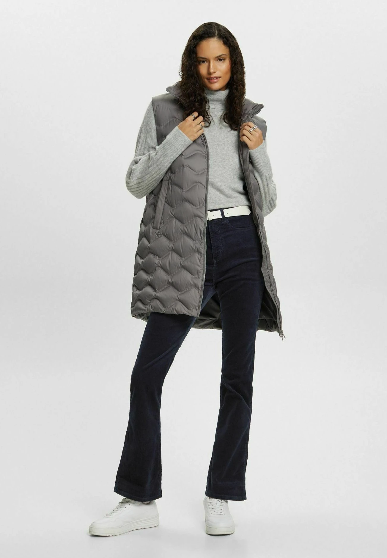 Edc By Esprit Mit -Schnitt Und Hohem BundPantaloniNavy Donna Pantaloni ED121A0NX-K11 2 Edc By Esprit Mit -Schnitt Und Hohem BundPantaloniNavy Donna Pantaloni ED121A0NX-K11 - immagine 2