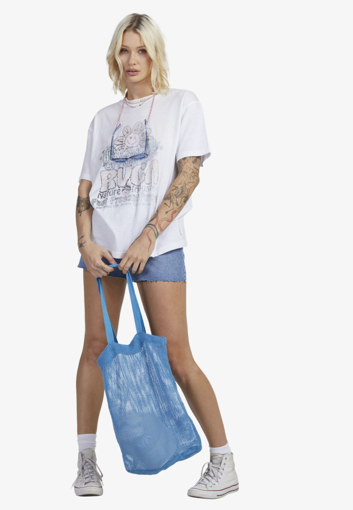 RVCA United Pops- T-Shirt Con Stampa - Wht 2 RVCA United Pops- T-Shirt Con Stampa - Wht - immagine 2