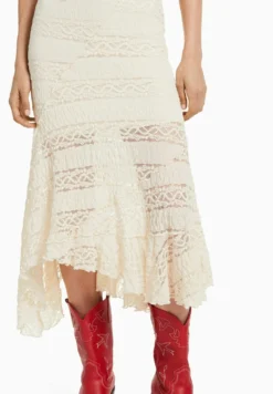 BERSHKA Asymmetric BlondeMidiGonna A CampanaWhite Donna Gonne BEJ21B0EX-A11 -Vendite Next af20291665104722b928e6b21cf724c7 scaled