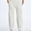 Deha Eco-Wear Glam Puffed JoggerPantaloni SportiviWhite Donna Pantaloni 5DE21A022-A11