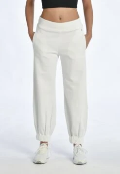 Deha Eco-Wear Glam Puffed JoggerPantaloni SportiviWhite Donna Pantaloni 5DE21A022-A11