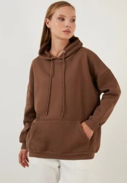 LELA Regular Fit - Felpa Con Cappuccio - Brown -Vendite Next b1b93de03bf64198831e6db2834b2cc6