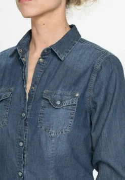 CamiciaLavaggio Blu Medio ( Donna Camicie E Bluse C4D21E00G-K11 -Vendite Next b28636dba6874ea7959a4ecc4f9046ad